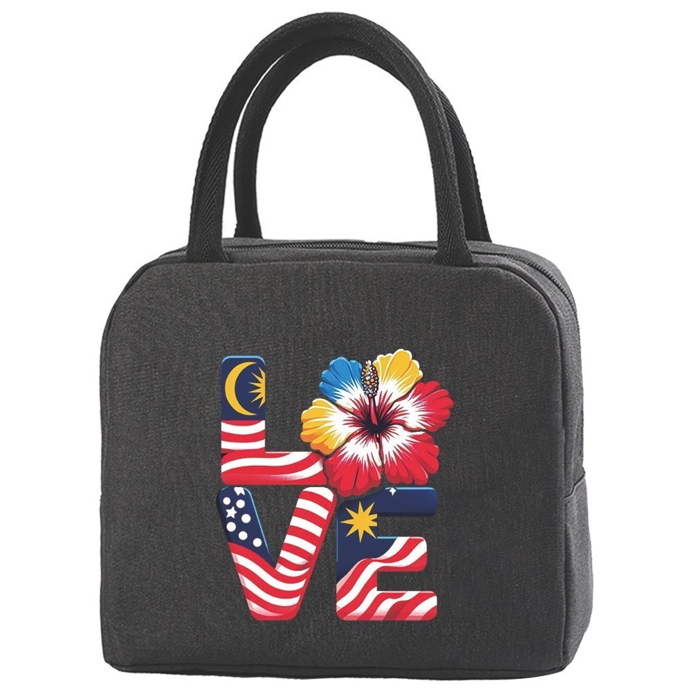 New Fashionable Insulated Lunch bag Refrigerated bag Warm Bag Portable Lunch Box Food Handbag Nation