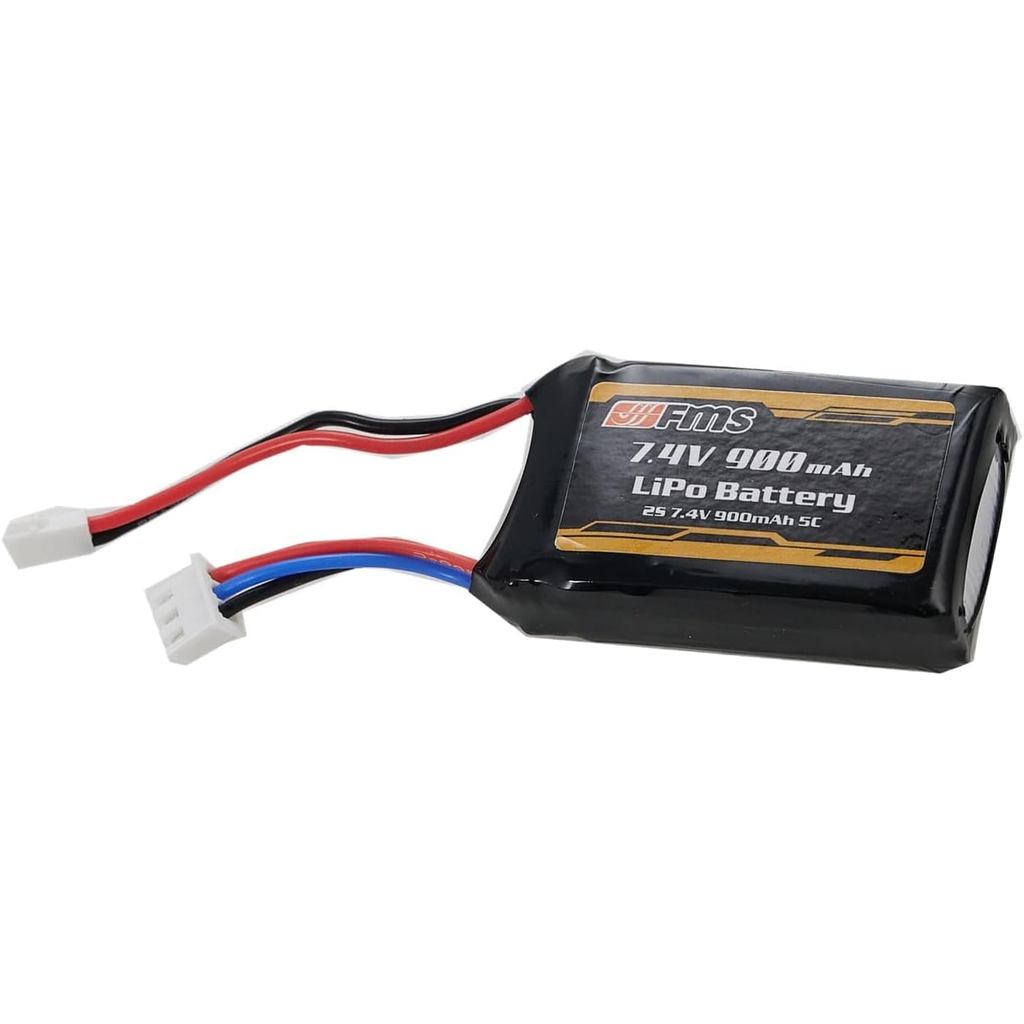 FMS 1 / 18 Pin RC Phụ tùng ô tô RC Bánh xích RC Xe tải Phụ tùng: Pin Lipo 2S 7.4V 900mAh cho FCX18 L