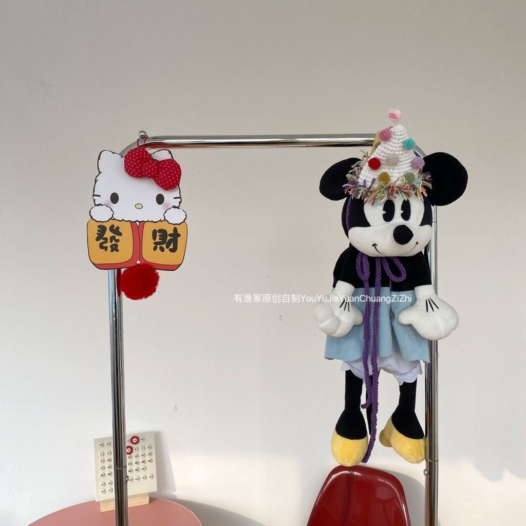 New Product#Original Handmade Lucky Cat Entryway Door Atmosphere Three-Dimensional Cute Big Red Enve