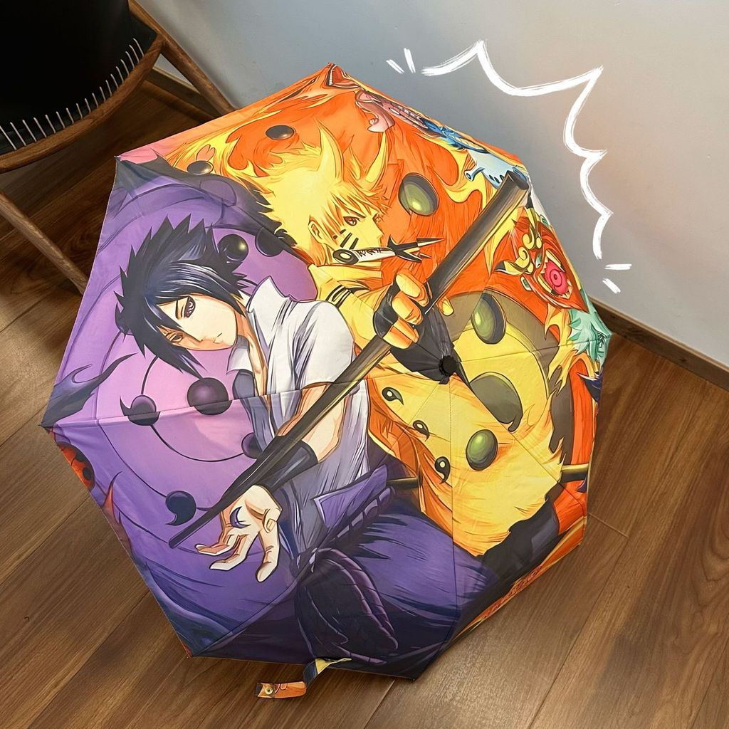 Ô Anime Hàng Hóa Vinyl Hai Chiều Tự Động Nắng Ô Xiaotissue Gấp