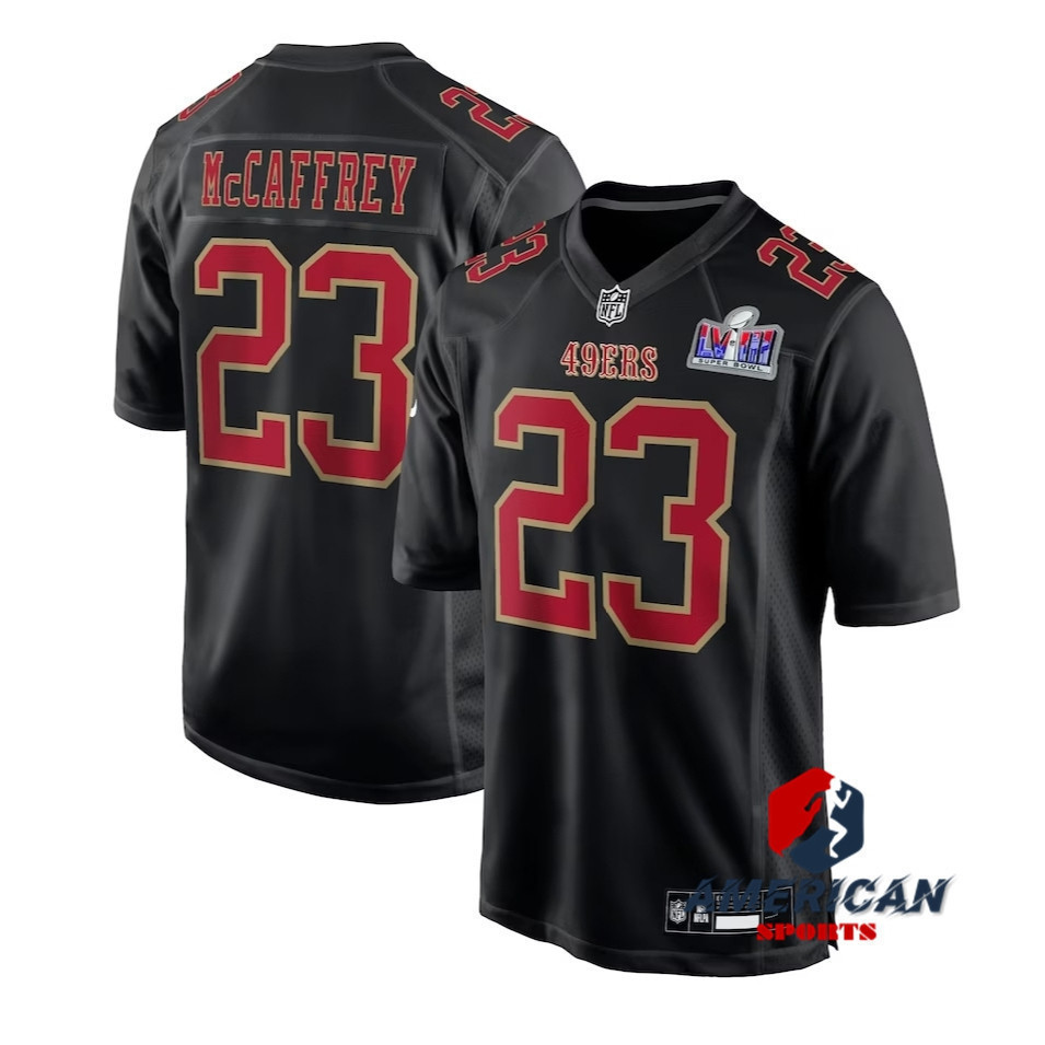 Áo bóng đá San Francisco 49ers màu đen chính thức mùa giải 2023-24