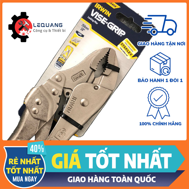 Kìm bấm Mỹ hàm WR 10inch-250mm IRWIN VISE-GRIP T05T - CHÍNH HÃNH