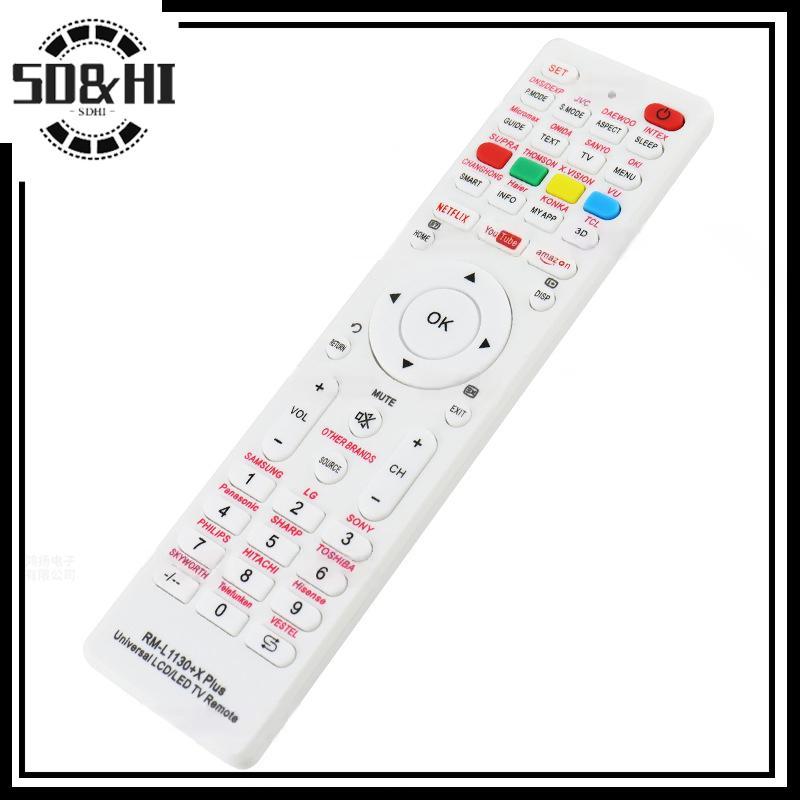 [SD & HI] Điều khiển từ xa thay thế đa năng RM-L1130 + X cho tất cả các thương hiệu TV truyền hình R