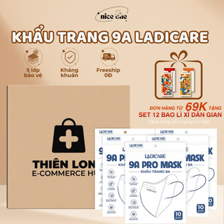   Combo 200 Cái  Khẩu trang 9A PRO MASK LADICARE 5 lớp cao cấp – bảo vệ da kháng khuẩn chống nắng tối ưu 