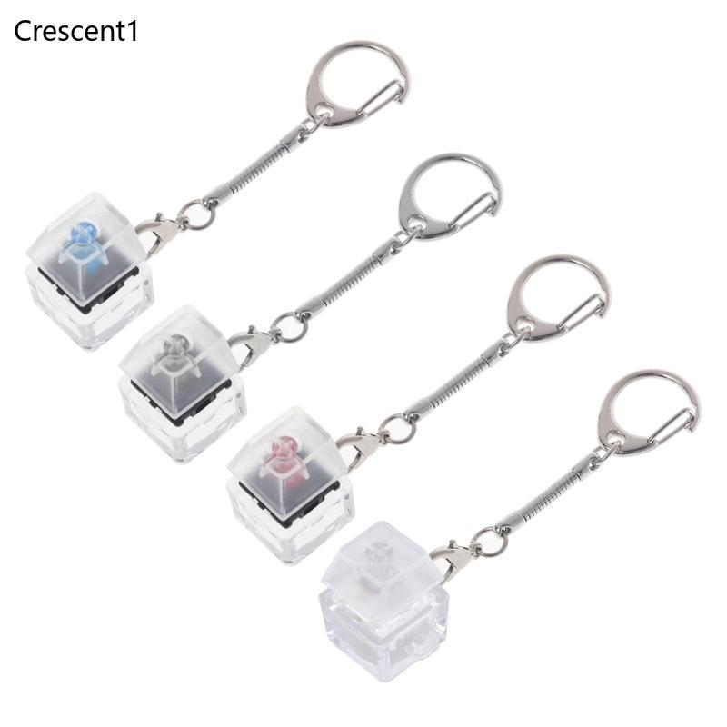 CRE 1-Key Cherry MX Kailh Test Kit với Móc khóa Keycaps trống mờ