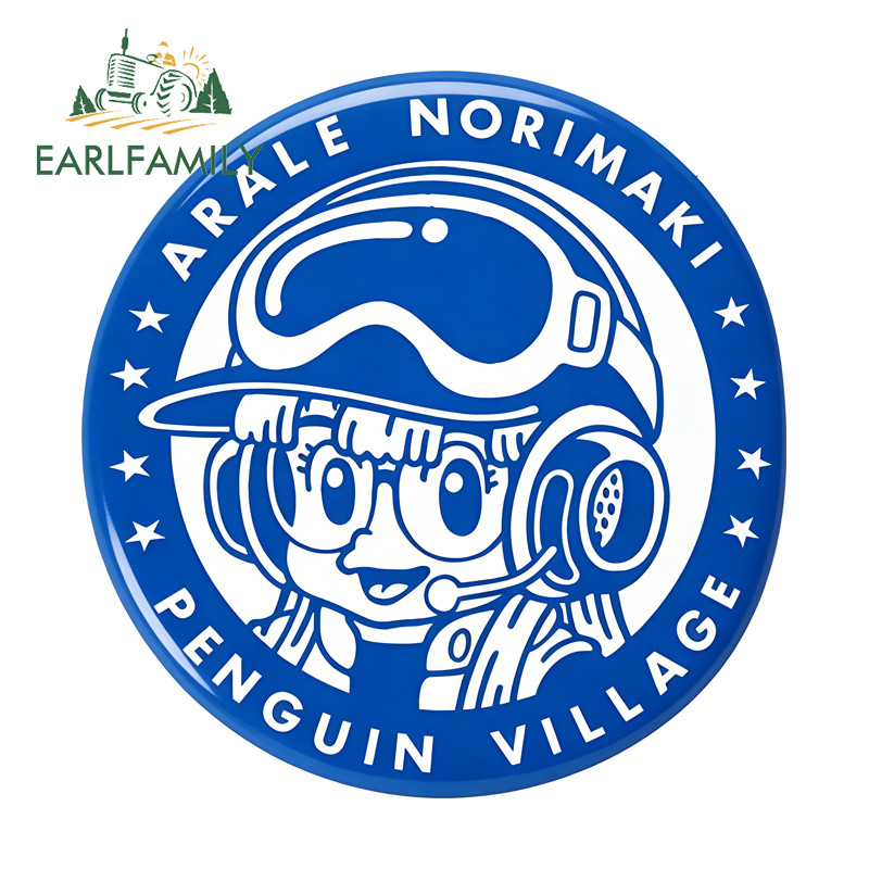 EARLFAMILY Arale Norimaki Ký Xe Ô Tô Dán Xe Máy Ván Trượt Phía Sau Kính Chắn Gió Cản Cốp Xe Vinyl De