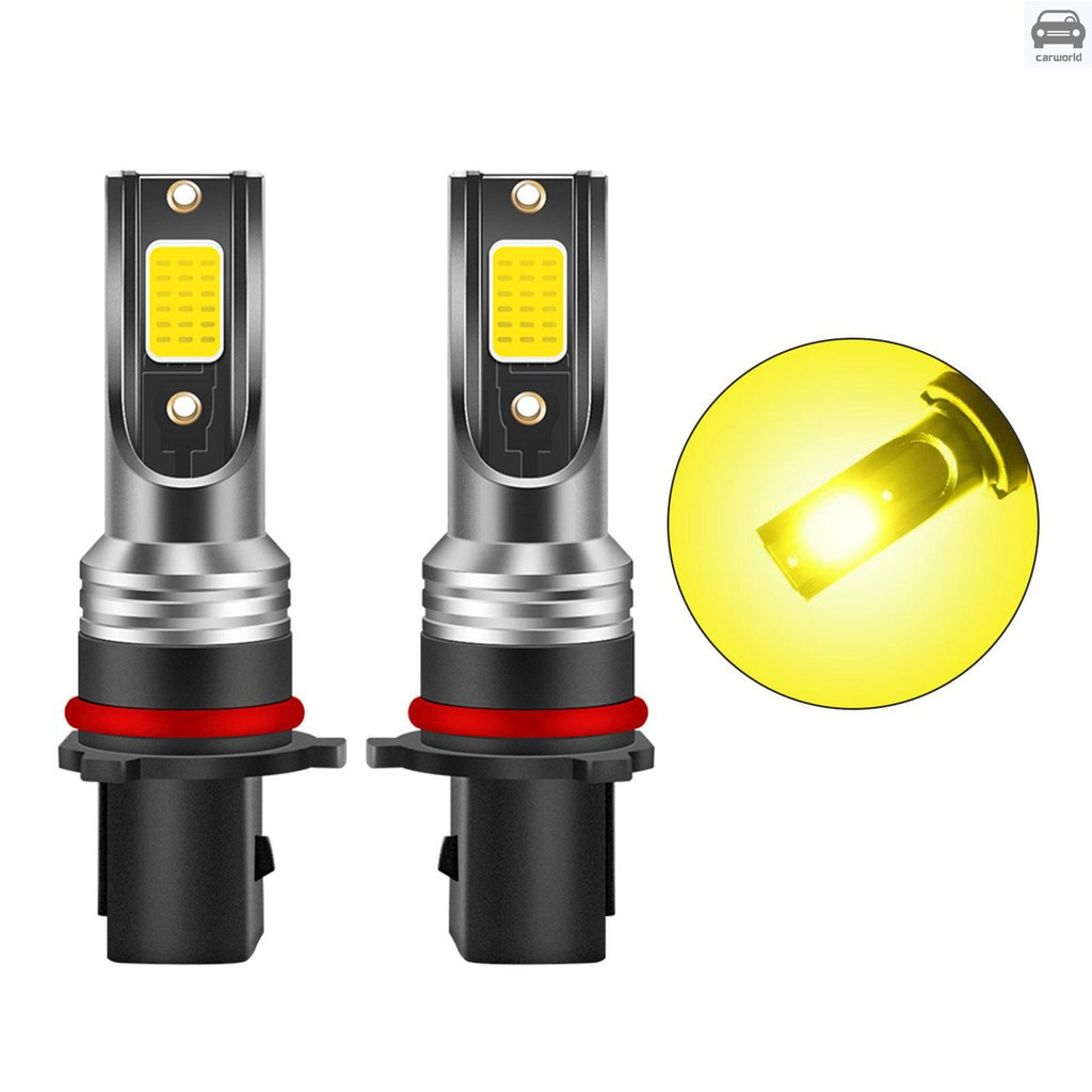 2 Bóng Đèn LED Sương Mù P13W 3000K Vàng 3000 Lumens 30W Công Suất Cao LED Sương Mù Bóng Đèn DRL Cho 