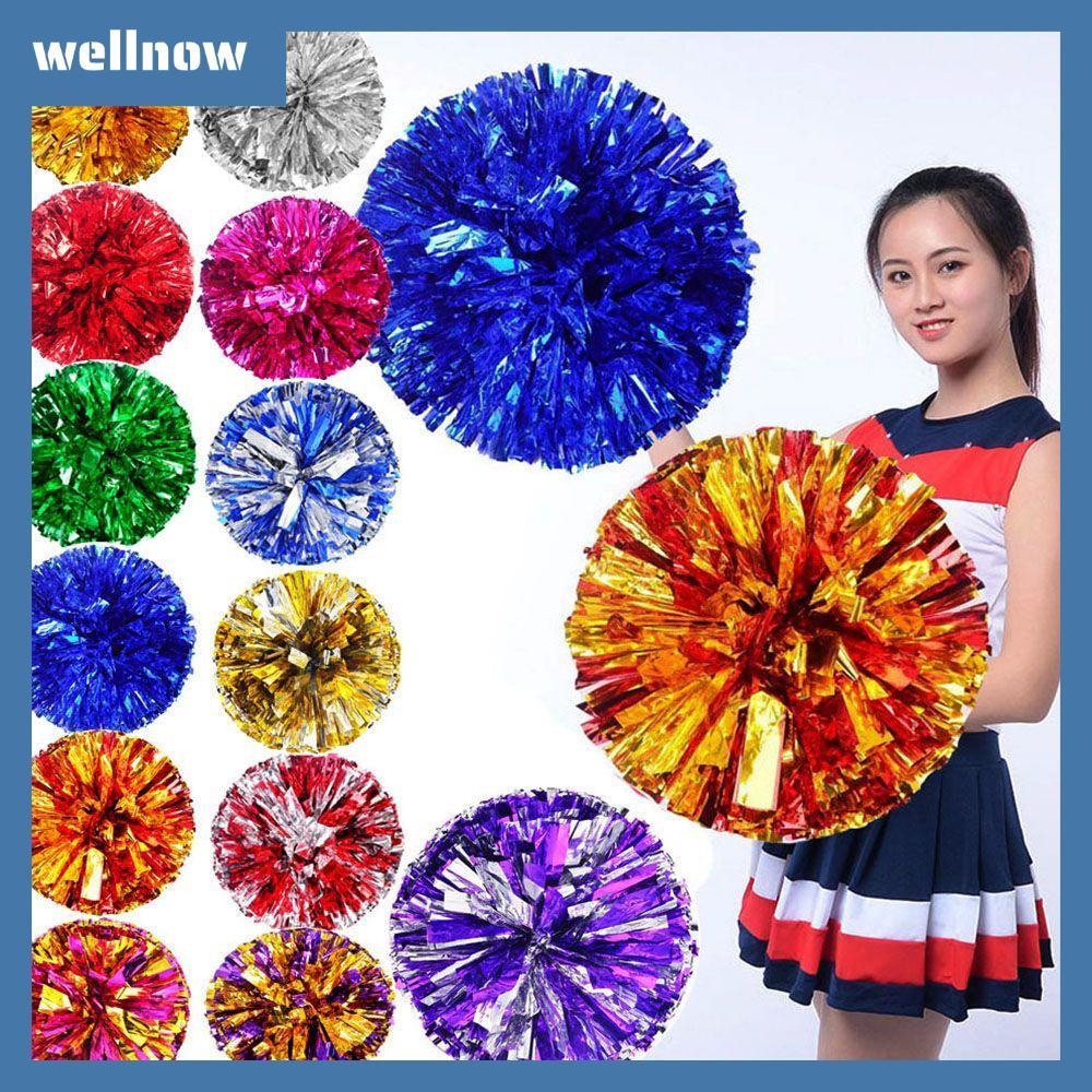 WELLNOW Cổ Vũ Cổ Vũ Bóng Đầm Trang Phục Lạ Mắt Tay Cầm Đôi Lỗ Khiêu Vũ Trang Trí Tiệc
