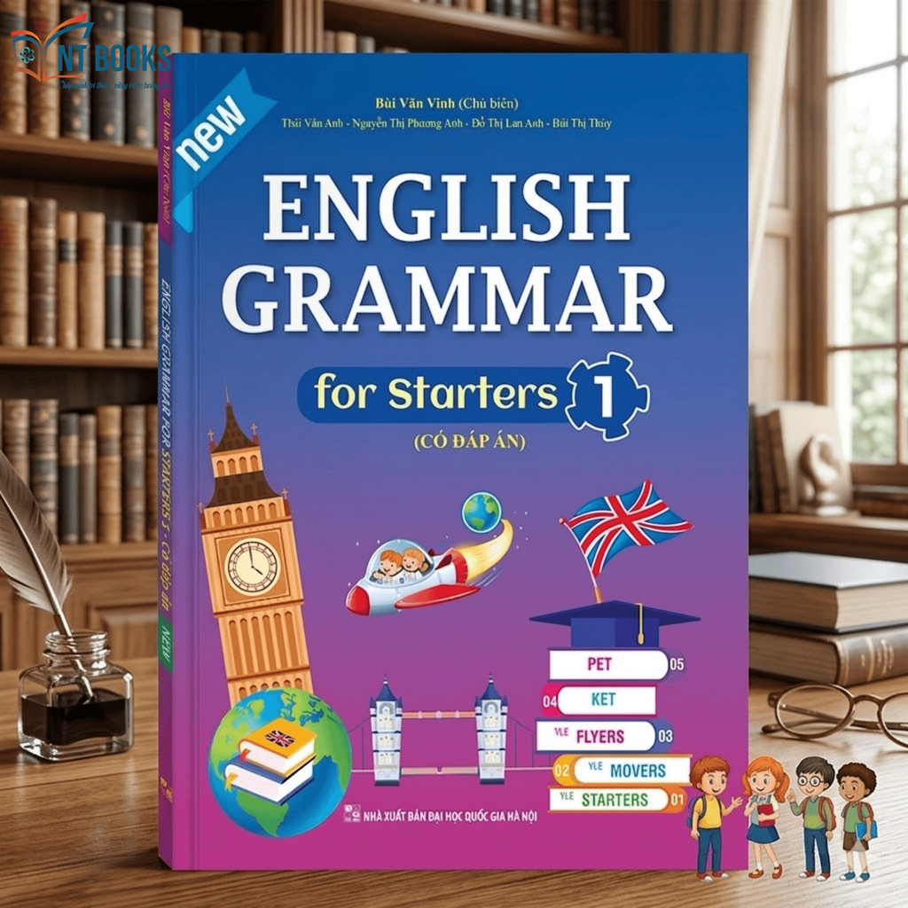 Sách - English Grammar for Starters 1 (có đáp án) - MT