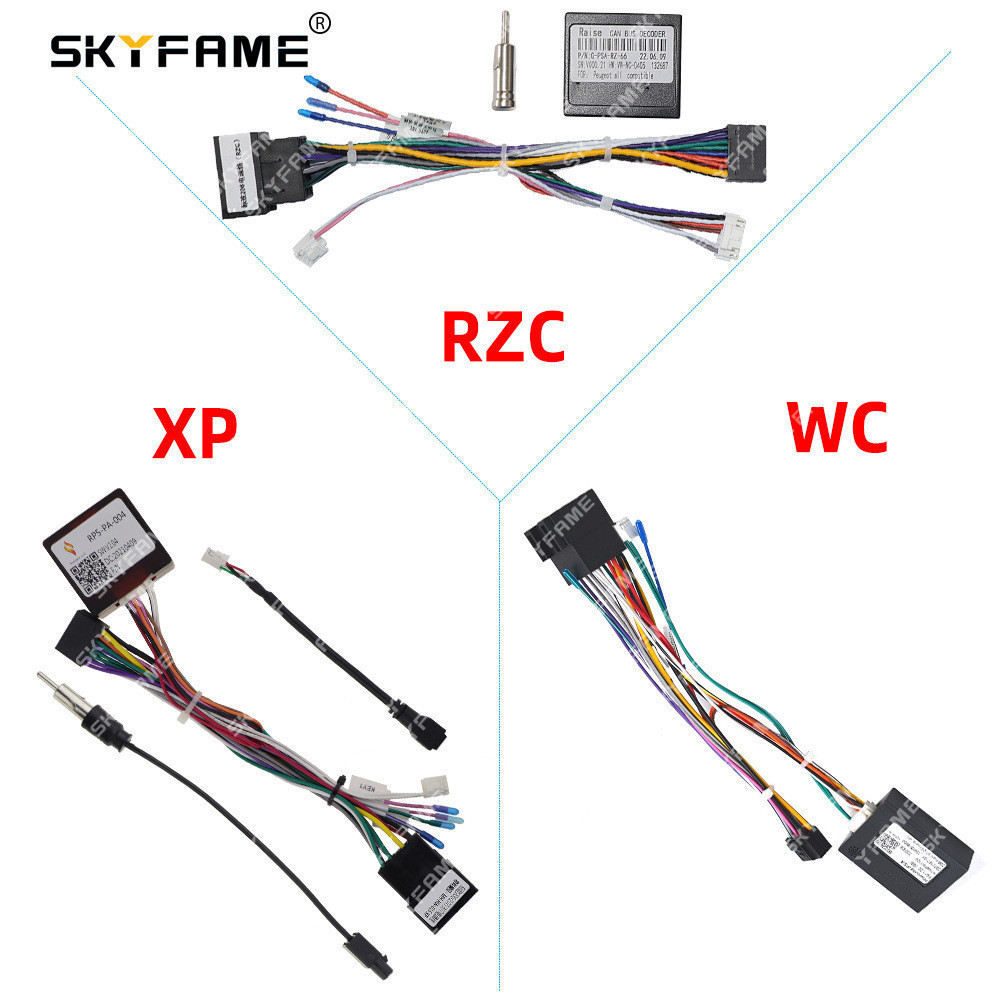 Thích hợp cho PEUGEOT PEUGEOT 206 207 307 Hộp giao thức dây nguồn CANBUS