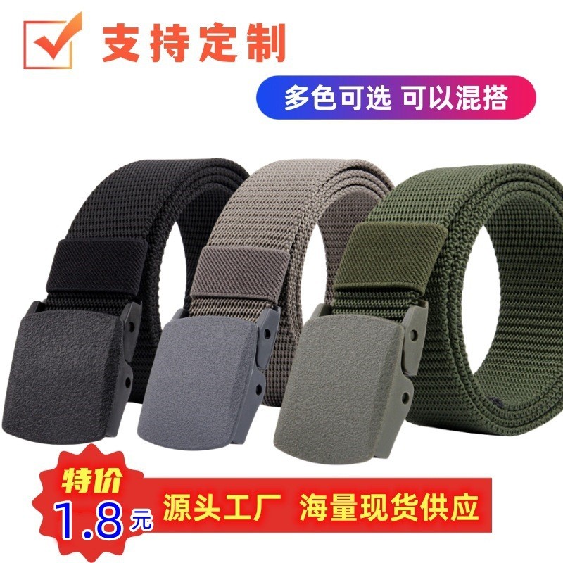 thắt lưng nam thắt lưng nam cao cấp Belt Nam Chất Liệu Nylon, Phù Hợp Cho Thể Thao Và Quân Sự