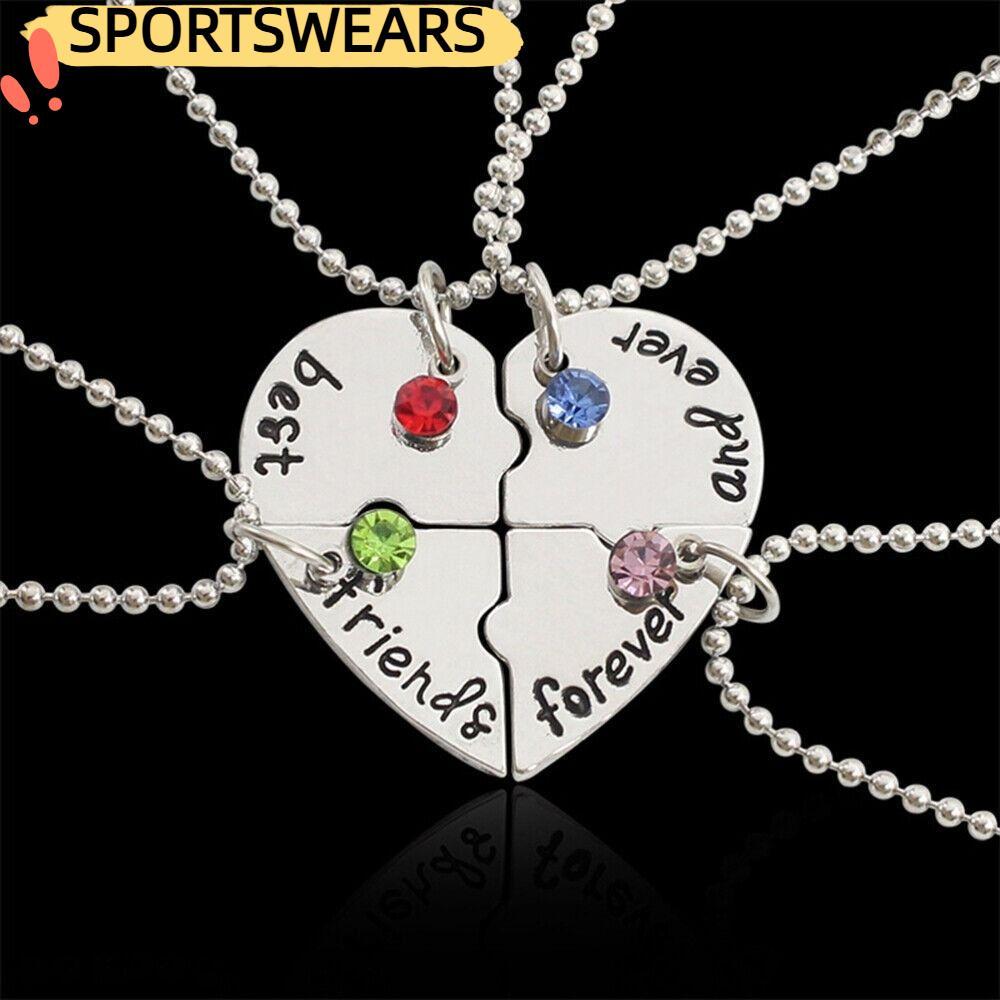 SPORTSWEARS 4 Bff Quà tặng đẹp Người bạn thân nhất Vòng cổ bạn bè