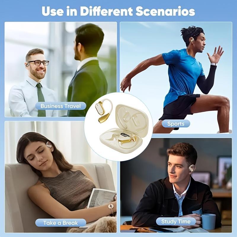 Tai nghe hình dạng mở Bass Boost Bluetooth 5.4 Tai nghe thể thao không dây OWS | BigBuy360 - bigbuy360.vn
