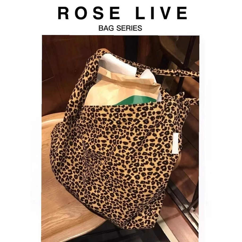 ROSE LIVE Phiên Bản Hàn Quốc Emis Da Báo In Túi Đeo Vai Song Hye Kyo Han So Hee Cùng Phong Cách Túi 