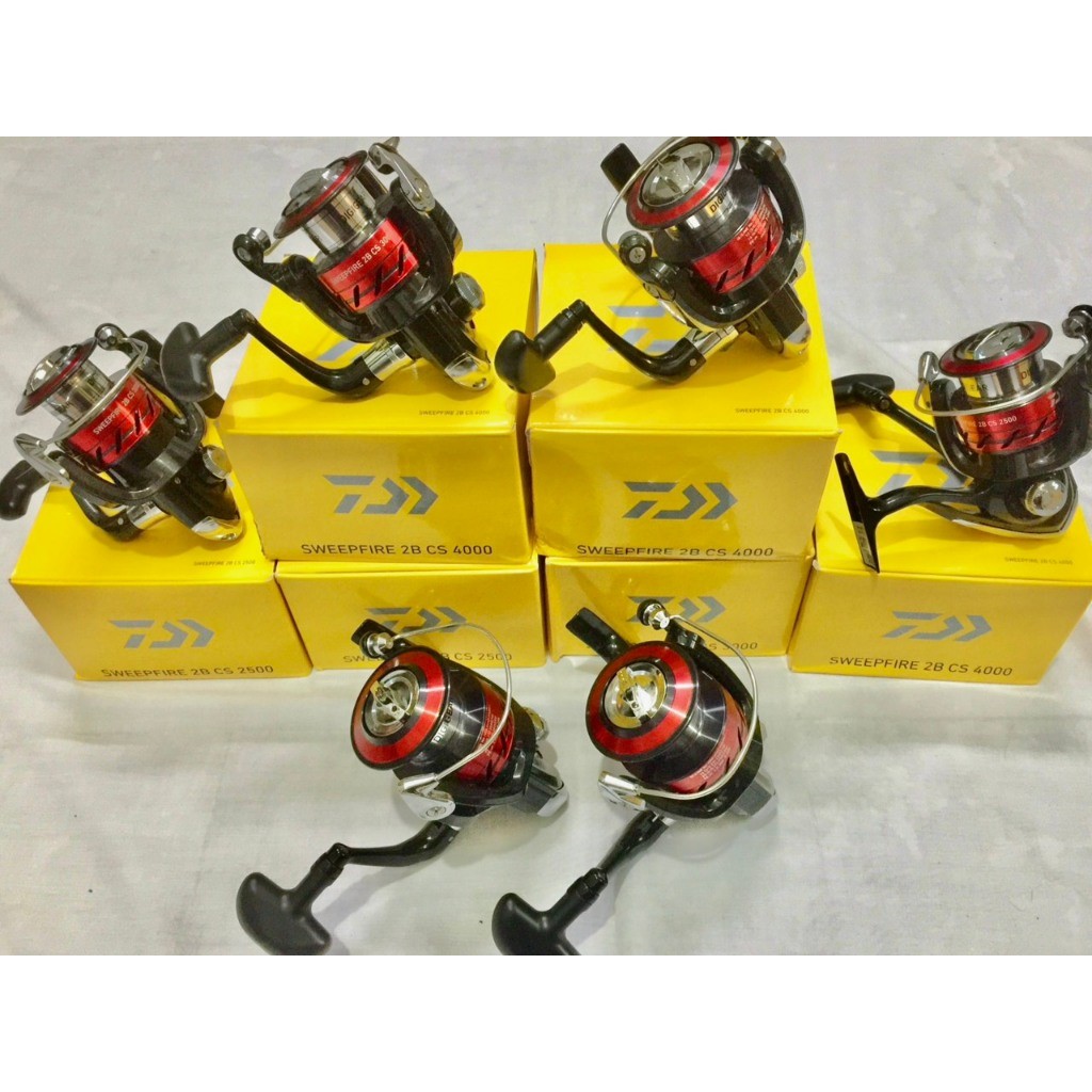 Máy câu cá-Đứng-Spinning-DAIWA SWEEPFIRE 2B CS (CHÍNH HÃNG) Fishing Đi Câu