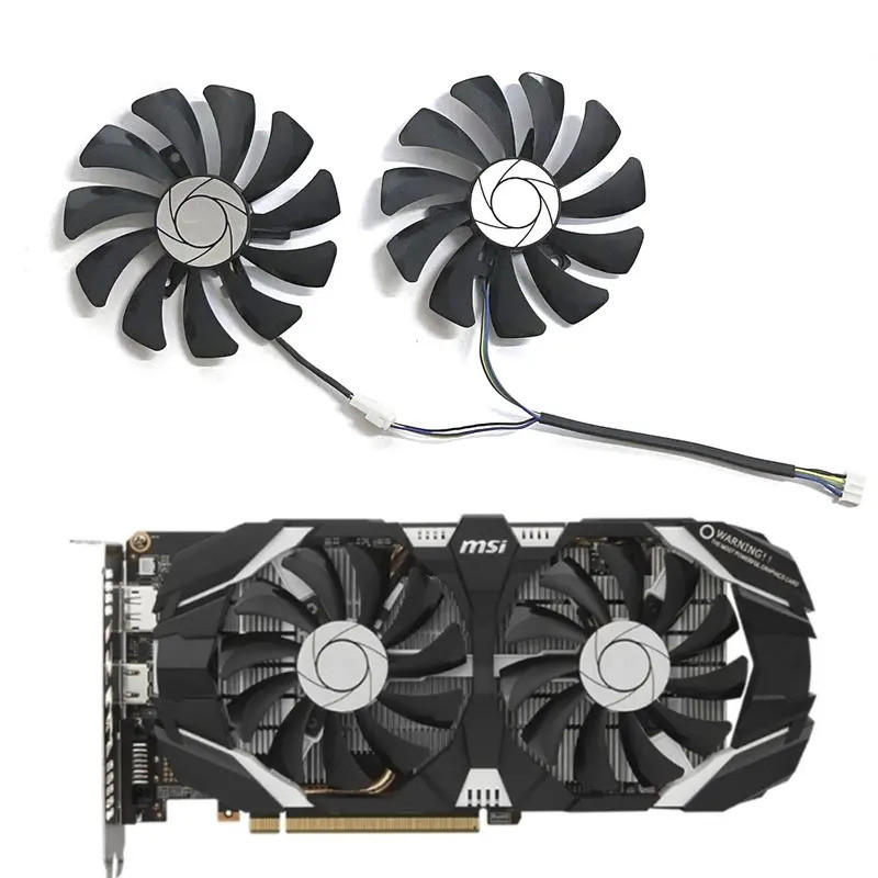 QUẠT THAY THẾ GPU 85MM 4PIN HA9010H12F-Z MỚI CHO MSI GTX 1060 OC 6G GTX 960 P106-100 P106 GTX960 Quạ