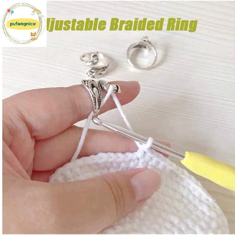 Pufangnice 1X Có Thể Điều Chỉnh Đan Vòng Móc Vòng Đan Móc Vòng Móc Vòng Accessorie VN