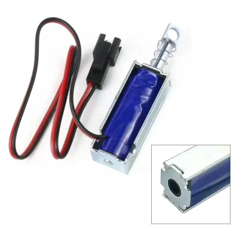 【NEW】Push Pull Solenoid Valve 2pcs DC6V 12V 24V Mini for For express Lock Application【HOUSE-VN】