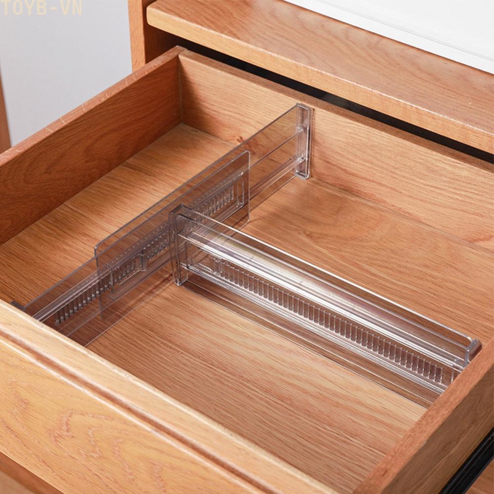 【TOYBOX】Adjustable Drawer Dividers High-quality PS Material Clothes Drawer Organizer