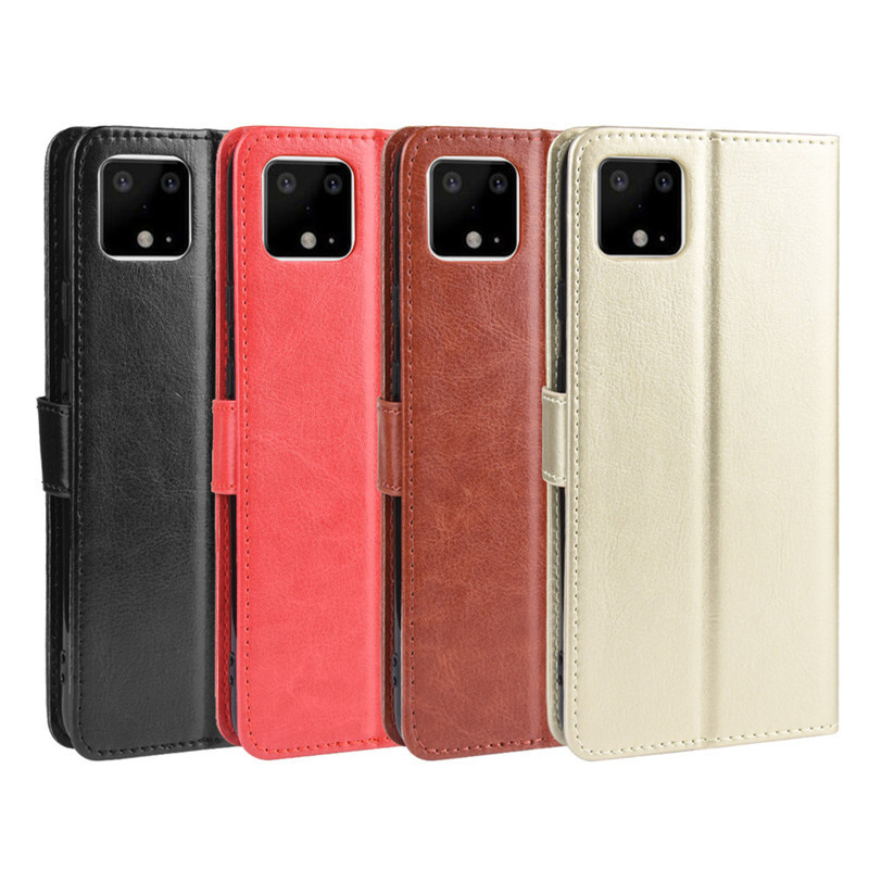 Ốp lưng da Google Google Pixel 4 PIXEL4XL Flip Phone Case Card Dây buộc Ví kiểu bảo vệ