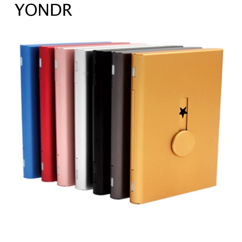 YONDR Thumb Slide Out Business Name Card Holder Light Credit Card Holder Metal Fashion Star Nhôm ID 