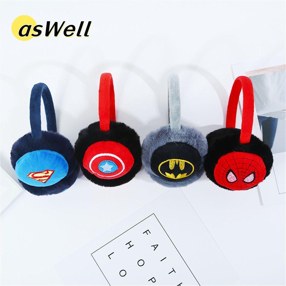 ASWELL Warm Earmuffs Spiderman Soft Captain America Bảo vệ tai