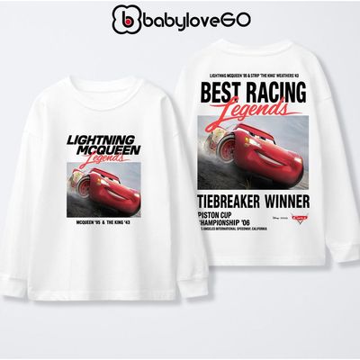 Áo bé trai BabyloveGO áo thu đông cổ tròn bo tay chất thun cotton in hình cá tính cho bé 1 đến 10 tuổi