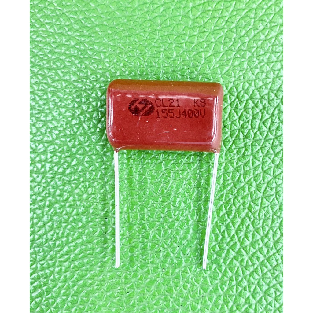 Combo 5 chiếc Tụ CL21 155J 400V nâu - linh kiện HD