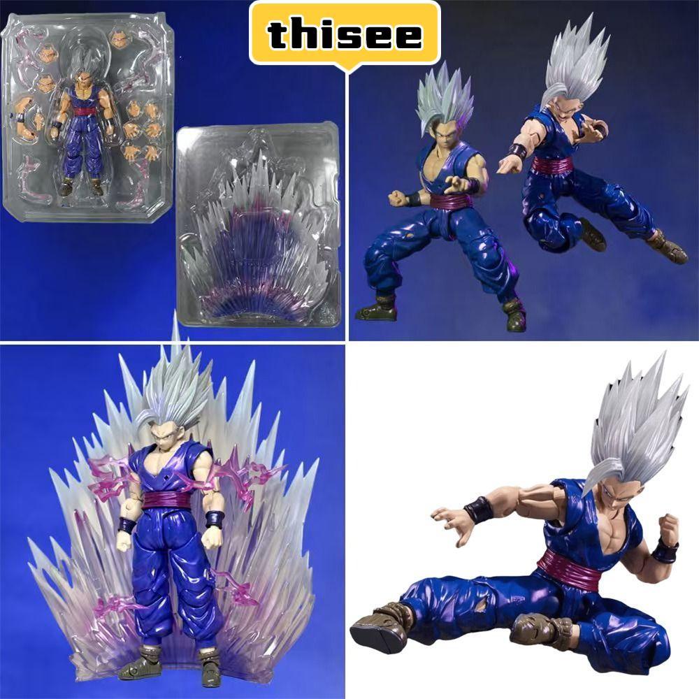 THISEE Son Gohan BEAST Hình, PVC Multi-Jointed Shapeshift Dragon Ball Anime Nhân Vật Hành Động, Đồ T