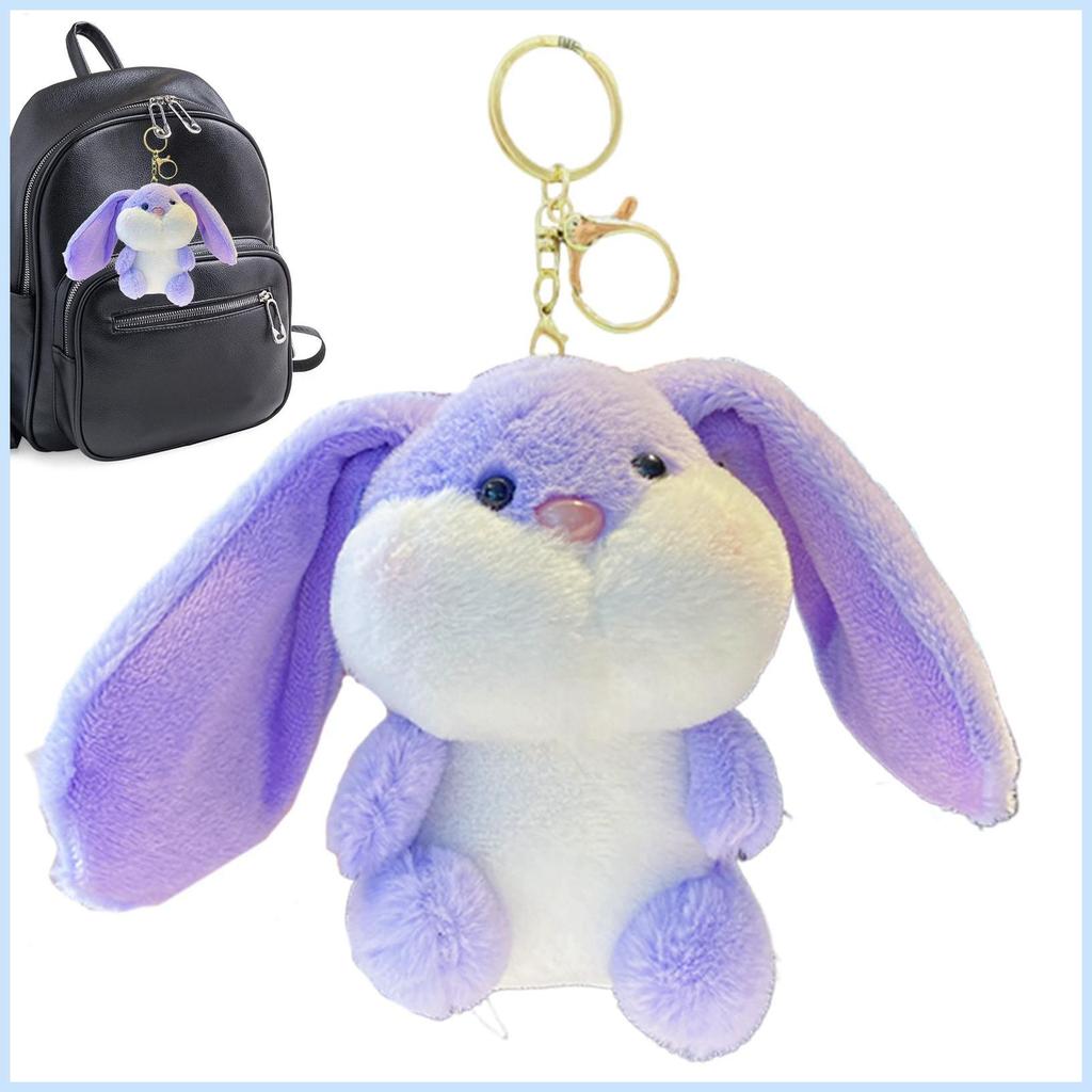Túi Thỏ Quyến Rũ Động Vật Móc Chìa Khóa Sang Trọng Thỏ Móc Khóa Mềm Mại Dễ Thương Thỏ Móc Khóa Ba Lô