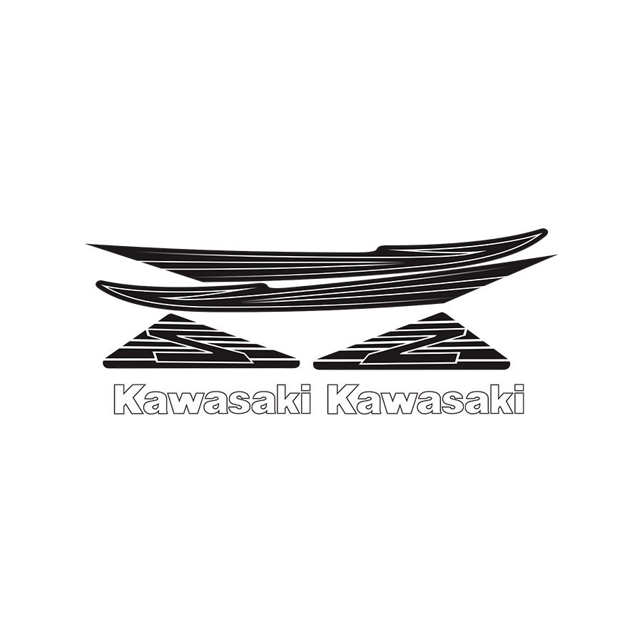 Thích hợp cho xe máy Kawasaki Z1000 2008-2013 Nhãn dán xe máy