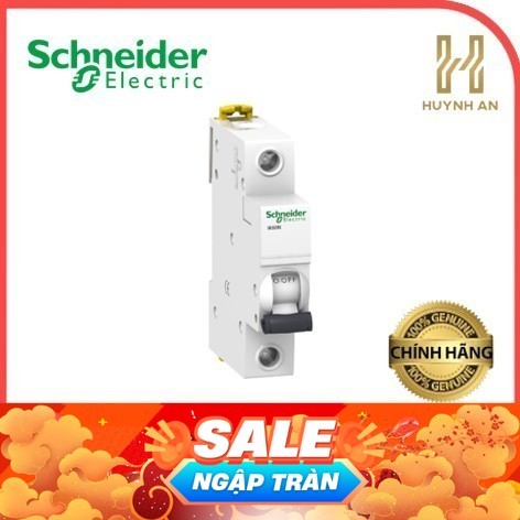 Cầu dao MCB 1P (át cài) 6kA Acti9 iK60N - Schneider Electric -  A9K27106 A9K27110 A9K27116 A9K27120 