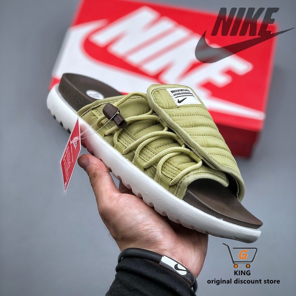 NK Asuna Slide 2 "Đen / Hite" Asuna Dòng điều chỉnh chức năng thế hệ thứ hai Dép đi biển thể thao gi