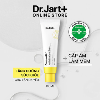  Kem dưỡng da tay chứa Ceramide Dr.Jart+ Ceramidin | Giảm khô ráp & làm mịn da | Dành cho da nhạy cảm  100ml  