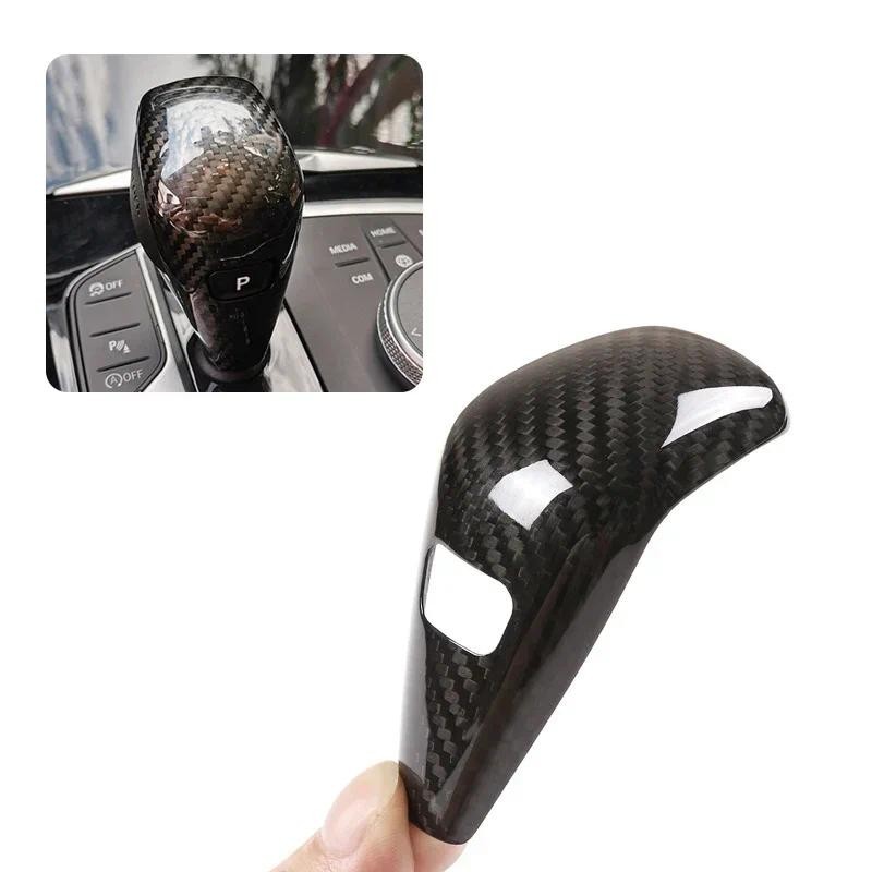 Chống Trượt ABS Sợi Carbon Phanh Tay Miếng Dán Bánh Răng Dịch Chuyển Núm Dành Cho Xe BMW F40 F44 G42