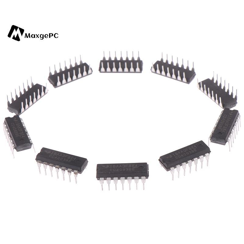 [Max-t] 10 CÁI CD4093BE CD4093 4093 DIP-14 TI CHIP IC mới