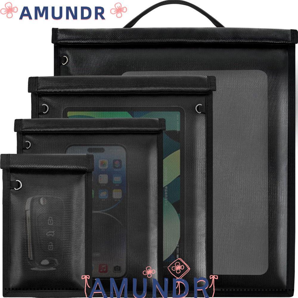 AMUNDR 4 Túi Faraday cỡ lớn, Lồng Faraday chống nước lớn, Chặn tín hiệu chống trộm Túi Faraday RFID 