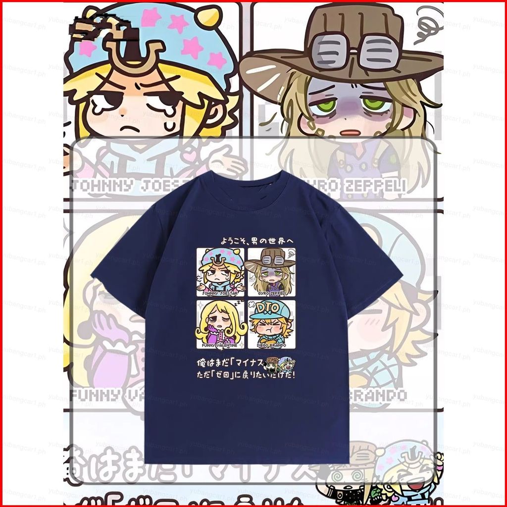Áo Thun Unisex JoJo's Bizzare Adventure Ball Run Steel, Phù Hợp Mặc Mùa Hè
