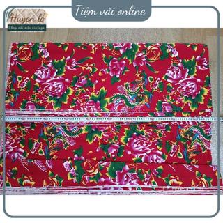 Vải chăn con công chất đẹp các màu( khổ vải 1,6m x 243 cm)