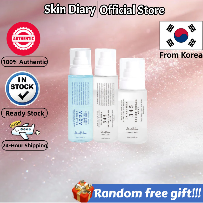 [Dr.Althea] Aqua Marine Jelly PDRN Mist 100ml / 345 Relief Cream Mist 60ml / 345 Relief Cream Mist 1