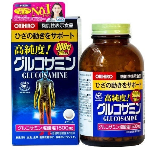 Viên Uống Glucosamine Orihiro 950 Viên, Viên Bổ Xương Khớp Glucosamin Nội địa Nhật Bản 950 Viên