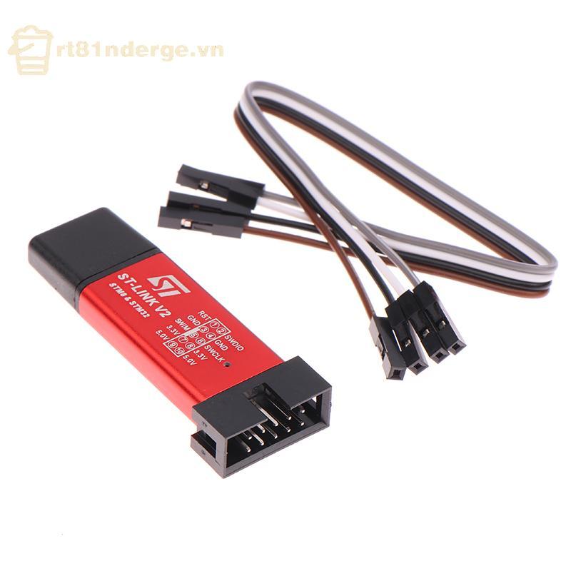 Ge ST LINK Stlink ST-Link V2 Mini STM8 STM32 Mô Phỏng Tải Lập Trình Lập Trình Lập Trình Có Nắp Cáp D