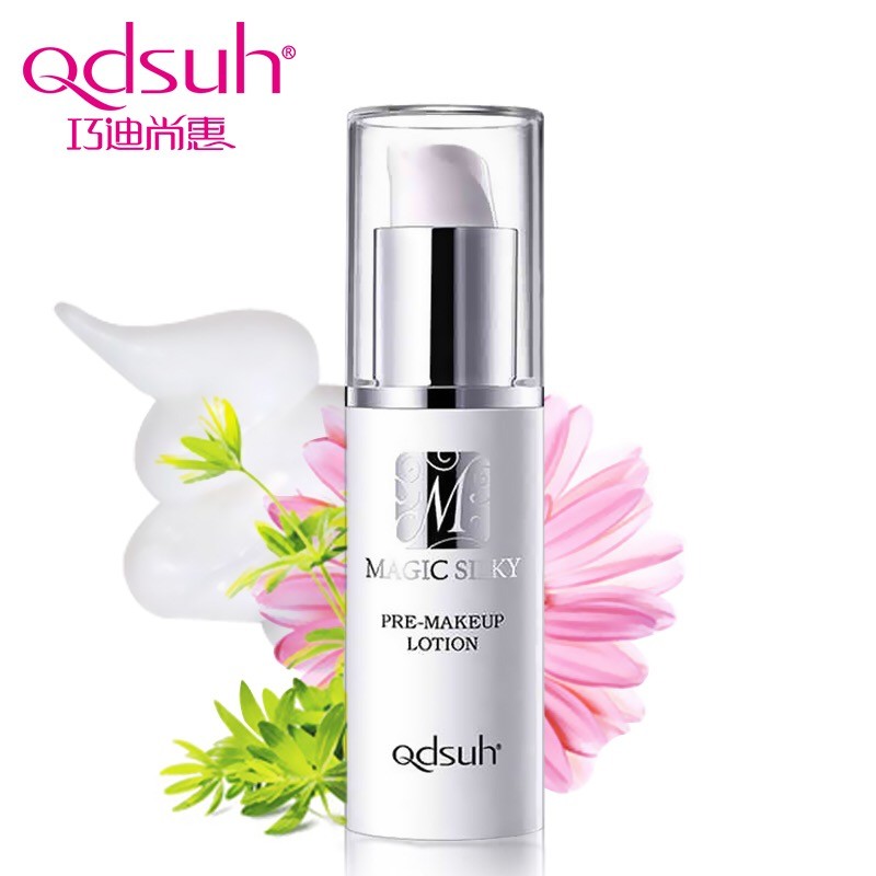Qiaodi Shanghui Magic Silky Makeup Primer Water Luminous Cream Nữ Dưỡng Ẩm Làm Sáng Che Khuyết Điểm 