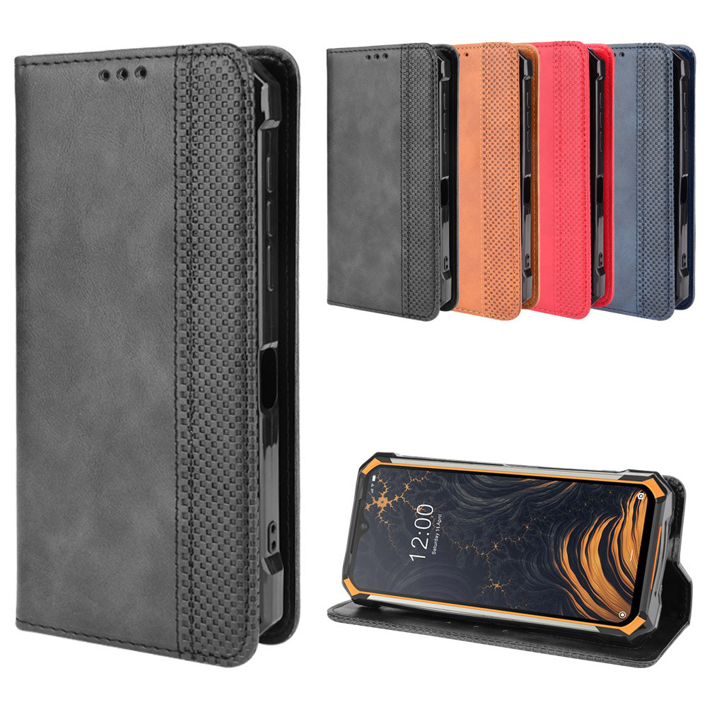 Thích hợp cho Doogee S88 Pro Vỏ điện thoại Doogee S88Plus Vỏ da điện thoại Vỏ bảo vệ thẻ lật bên ngo