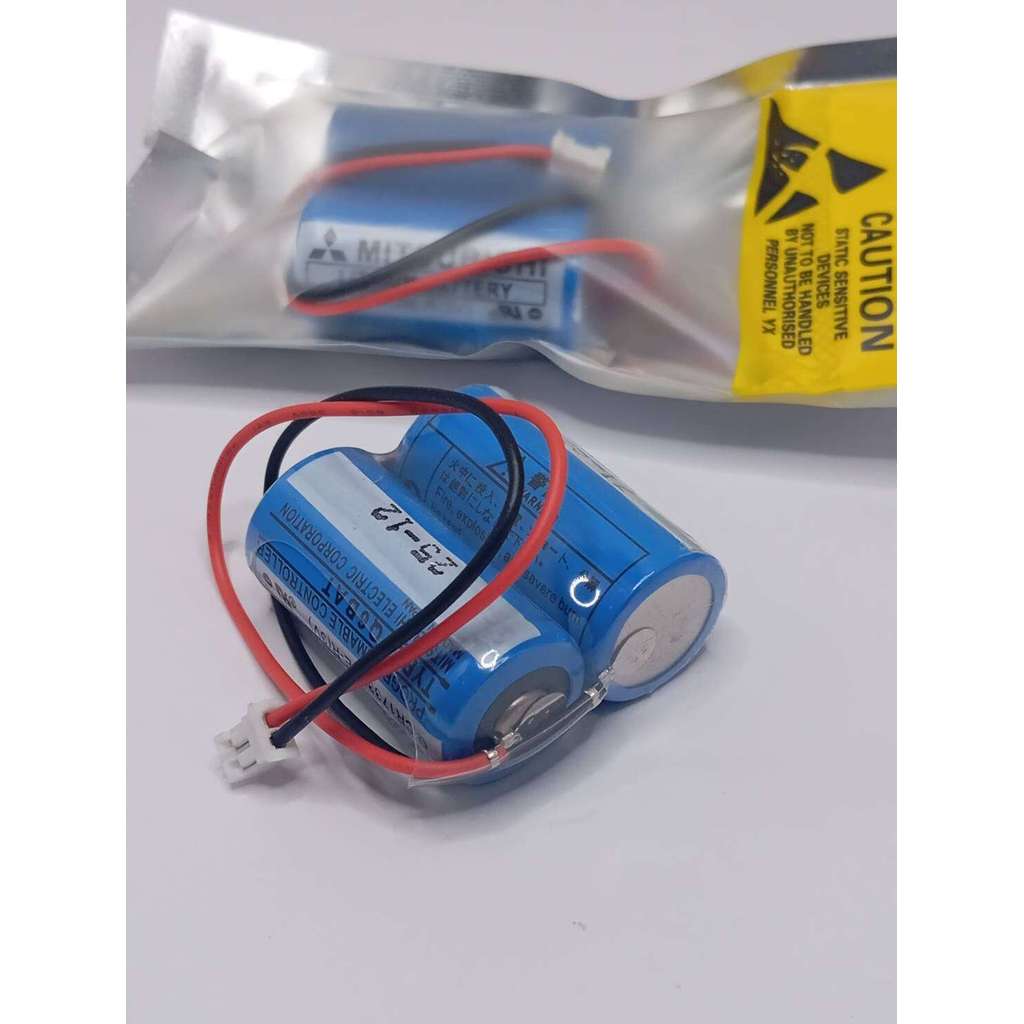 Pin Lithium Gói Đôi Q6BAT Mới Cho Mitsubishi Q-Series PLC 2 Miếng Cùng Một Lúc (Gói Đôi) Bền Đẹp