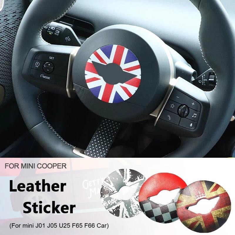 Vô Lăng Da Dán Cho Mini J01 J05 U25 F66 F65 Clubman Cho Mini cooper Phụ Kiện Xe Chuyên Dụng Miếng Dá