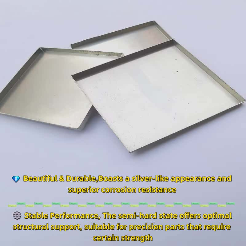 Lý tưởng cho các phát hiện trang sức và làm mô hình thủ công DIY: Tấm bạc niken C7701 B18-26. Kẽm tr