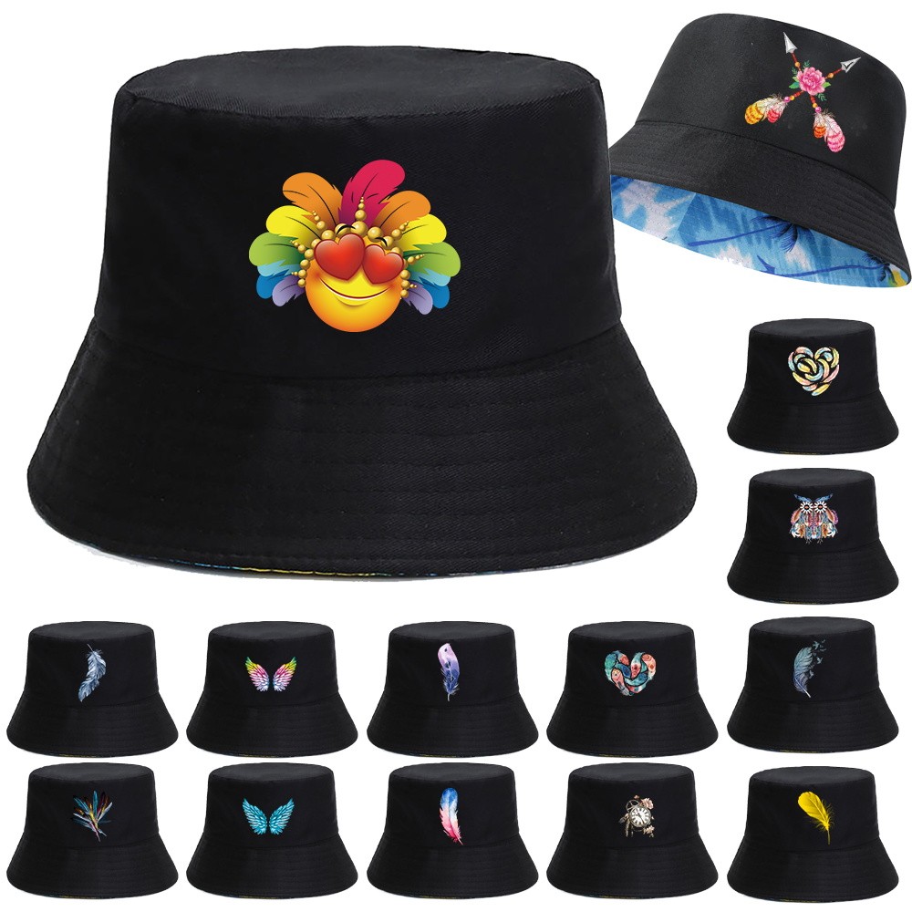 Sunproof fisherman hat Double-sided wear UV protection Best seller Fashionable fisherman hat Hiking 