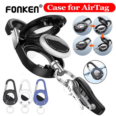 Fonken Cho Hộp Đựng Airtag Có Móc Khóa Carabiner Chống Thấm Nước Chống Trầy Xước Khóa Bảo Vệ