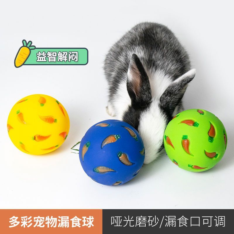 New Product#[2446People Collection]Pet Rabbit Chinchilla Small Pig Food Dispensing Ball Food Dispens